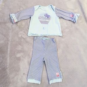 Naartjie Kids Matching Top and Pant Baby Girl 3-6M